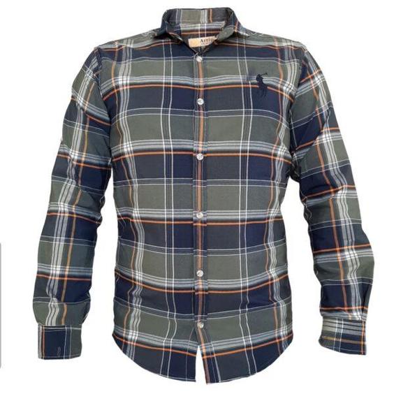 پیراهن آستین بلند مردانه طرح چهارخانه کد Gl052|پیشنهاد محصول