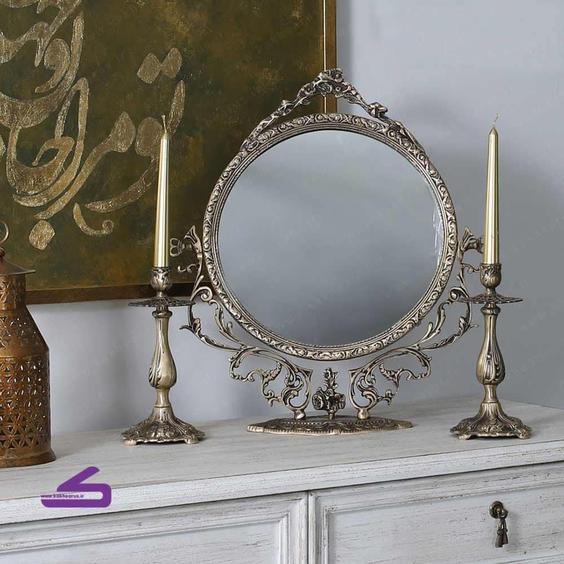 آینه شمعدان برنز عروس مدل خاتون 28|پیشنهاد محصول