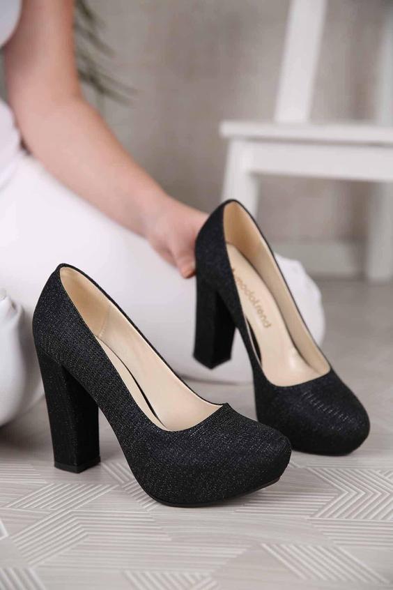 کفش پاشنه دار زنانه چند رنگ مشکی برند Ccway|پیشنهاد محصول