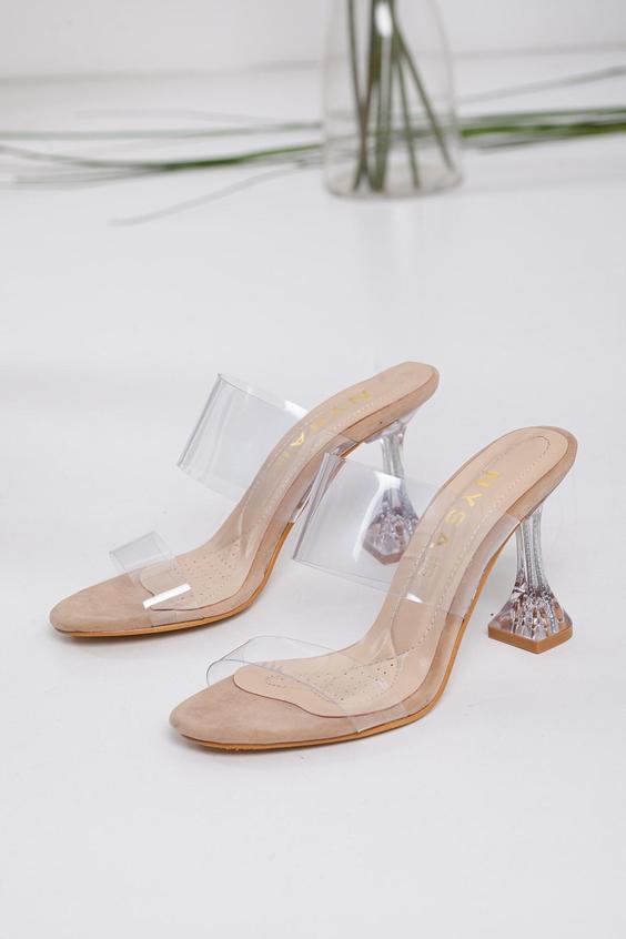 کفش پاشنه شفاف زنانه برند FOLLOWIN|پیشنهاد محصول