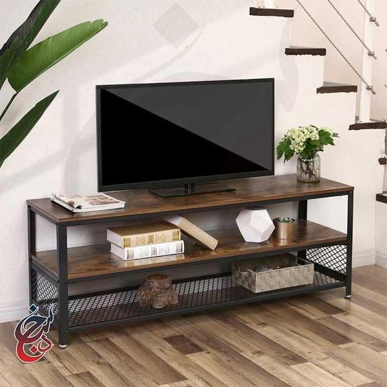 میز تلویزیون چوب و فلز طرح مهبد مدل Ts-1001|پیشنهاد محصول