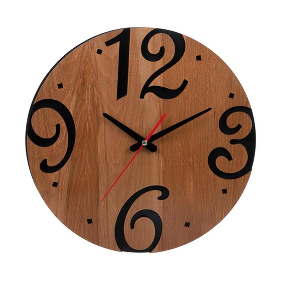 ساعت دیواری چوبی کیتا، مدل کلاسیک، کد CK 605-CM - (قطر 35 cm)|پیشنهاد محصول