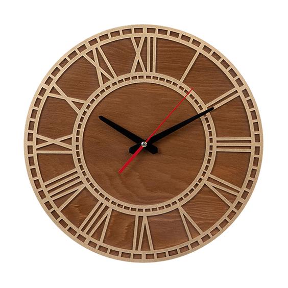 ساعت دیواری چوبی کیتا، مدل کلاسیک، کد CK 601-TC - (قطر 35 cm)|پیشنهاد محصول