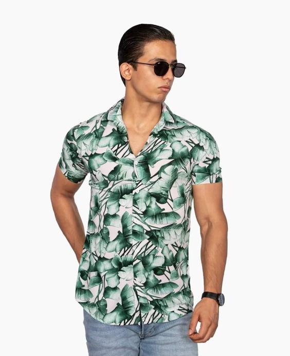 پیراهن هاوایی Zara ا پیراهن هاوایی Zara-Green-L|پیشنهاد محصول