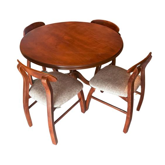 میز و صندلی ناهارخوری ۴ نفره گالری چوب آشنایی مدل ۶۵۶|پیشنهاد محصول