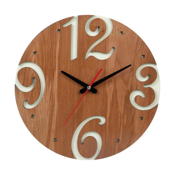 ساعت دیواری چوبی کیتا، مدل کلاسیک، کد CK 605-CK - (قطر 35 cm)|پیشنهاد محصول
