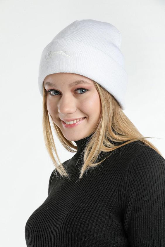 کلاه زمستانی زنانه سفید اسلازنگر|پیشنهاد محصول