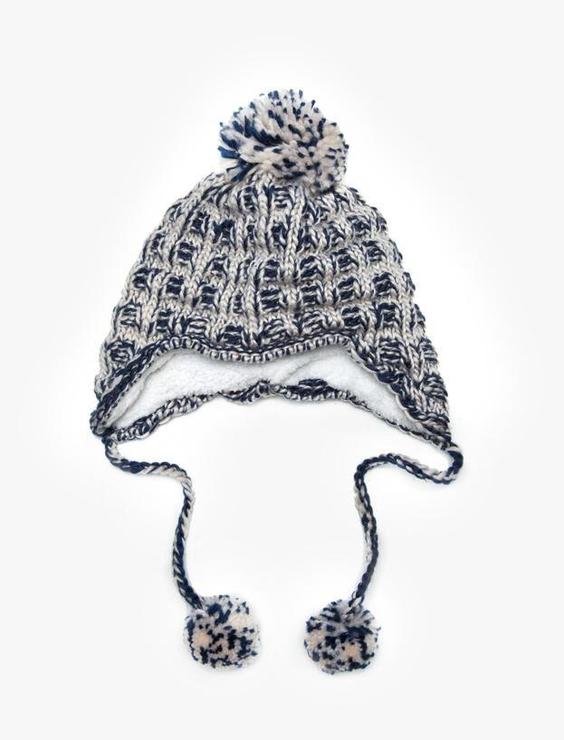 کلاه زمستانی زنانه سرمه‌ای کوتون 6KAL56043AA616 ا Desenli Ponponlu Bere|پیشنهاد محصول