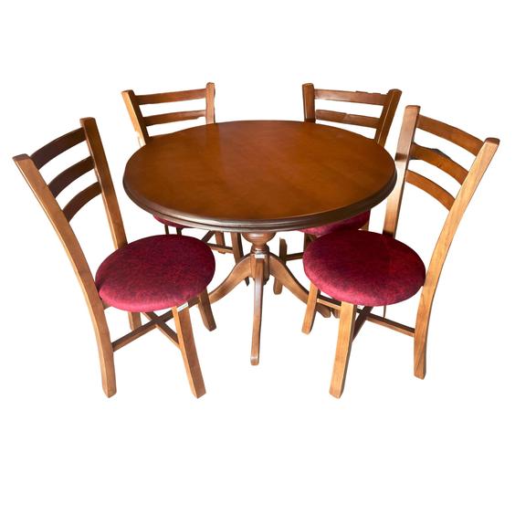 میز و صندلی ناهارخوری ۴ نفره گالری چوب آشنایی مدل ۶۶۱|پیشنهاد محصول