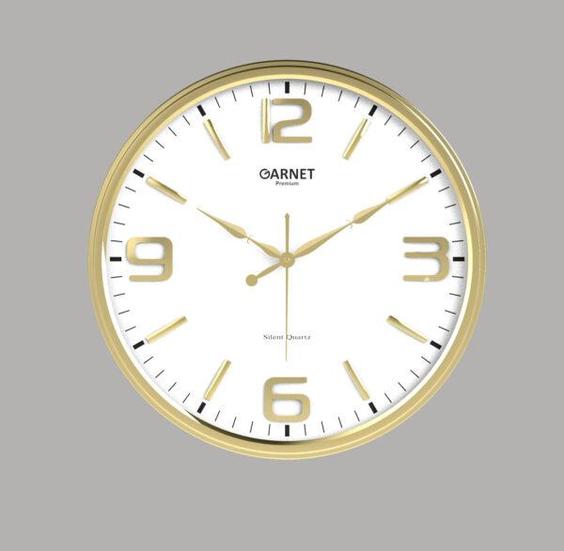 SCHOBERT شوبرت گارنت ساعت دیواری قطر 43 بدنه ABS ابکاری طلایی 5020GOLD|پیشنهاد محصول