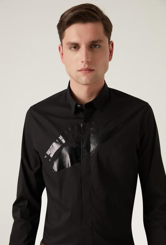 پیراهن مردانه برند دامات تویین ( DAMATTWEEN ) مدل پیراهن مشکی Tween Slim Fit - کدمحصول 210369|پیشنهاد محصول