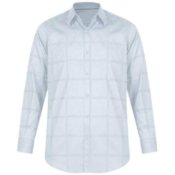 پیراهن آستین بلند مردانه مدل چهارخانه 3-9032 رنگ سفید|پیشنهاد محصول