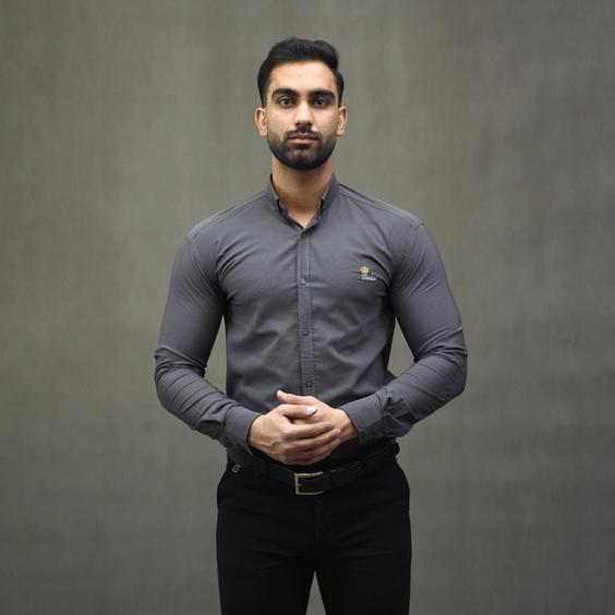 پیراهن ساده آستین بلند مردانه نوک مدادی کد S218|پیشنهاد محصول