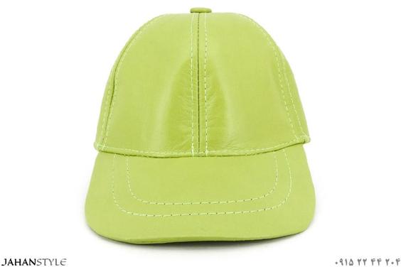 کلاه نقاب دار چرم طبیعی رنگ سبز|پیشنهاد محصول
