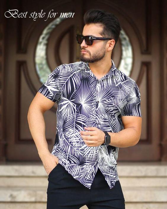 پیراهن مردانه هاوایی مدل namiba|پیشنهاد محصول