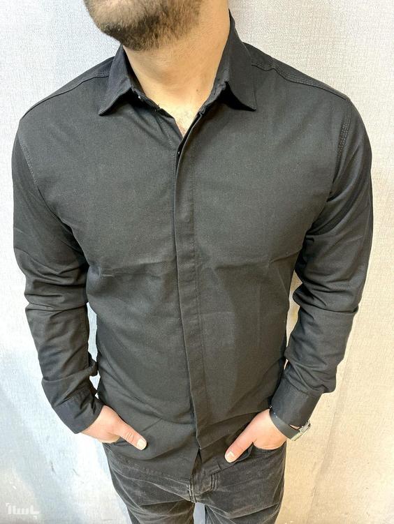 پیراهن مشکی مردانه اسپورت کد 953299|پیشنهاد محصول