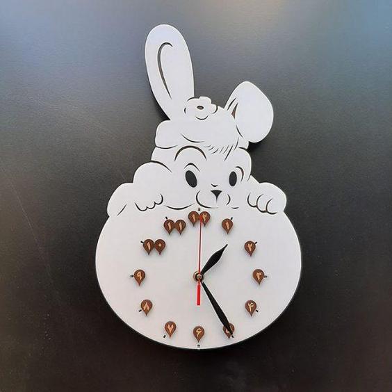 ساعت دیواری کودک مدل خرگوش|پیشنهاد محصول