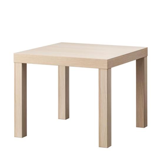میز جلو مبلی ایکیا مدل LACK مربعی رنگ بلوطی|پیشنهاد محصول