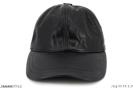 کلاه نقاب دار چرم طبیعی رنگ مشکی|پیشنهاد محصول