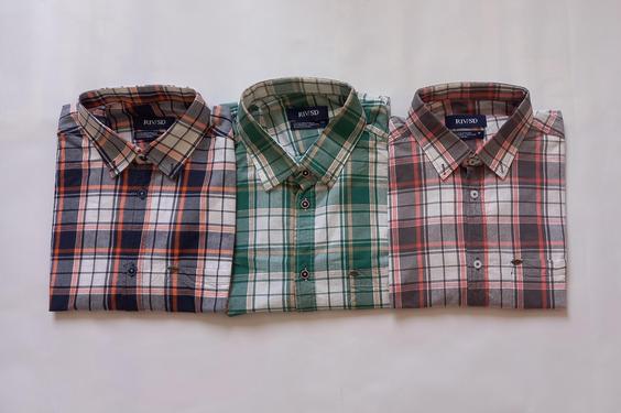 پیراهن مردانه، آستین دار چهارخانه، سایز بزرگ، نخ پنبه مرغوب - سفید، طوسی، قرمز / M|پیشنهاد محصول