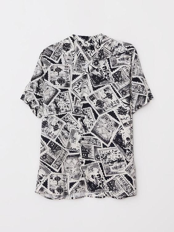 پیراهن آستین کوتاه مردانه سیاه برند XSIDE|پیشنهاد محصول