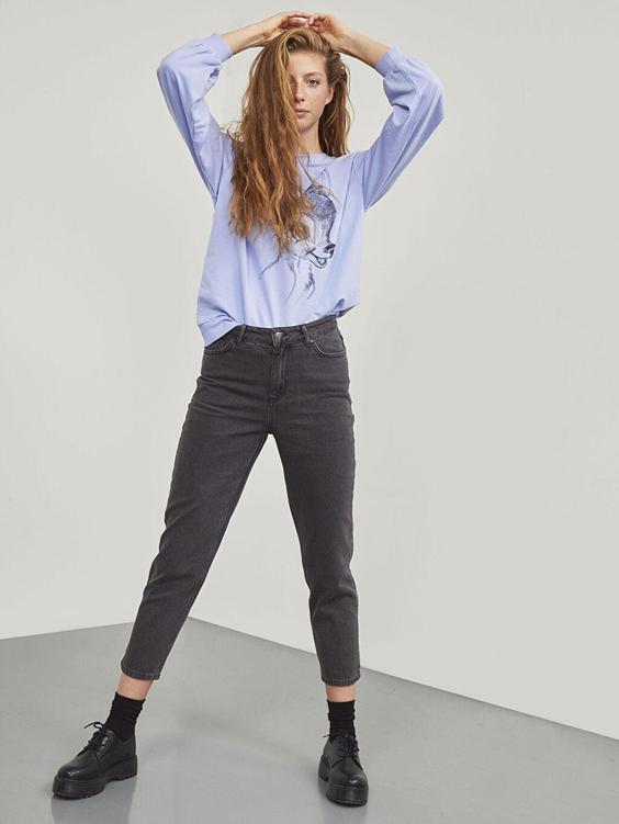 شلوار جین زنانه سیاه برند XSIDE|پیشنهاد محصول