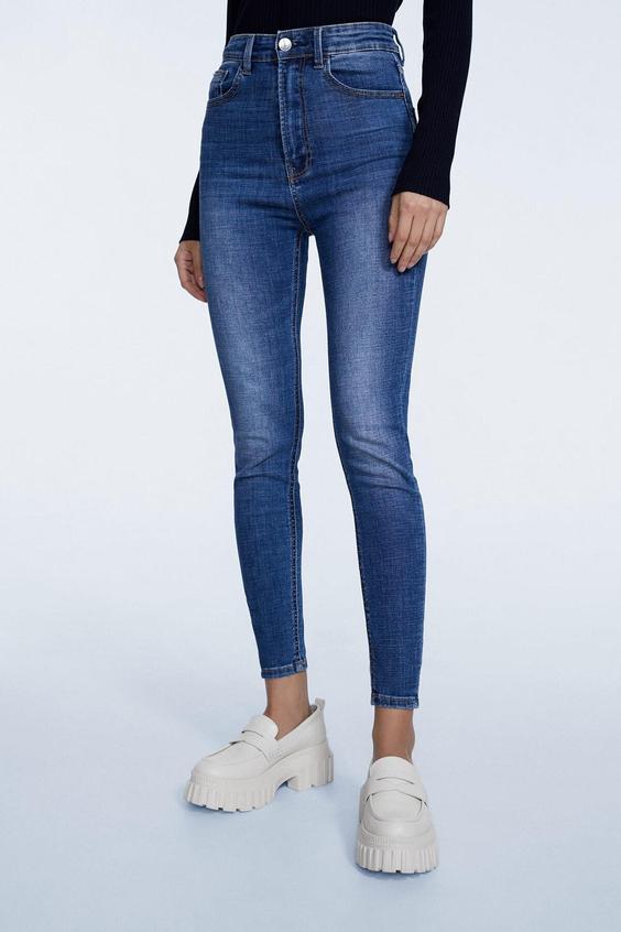 شلوار جین زنانه آبی برند stradivarius ا Yüksek Bel Jean|پیشنهاد محصول