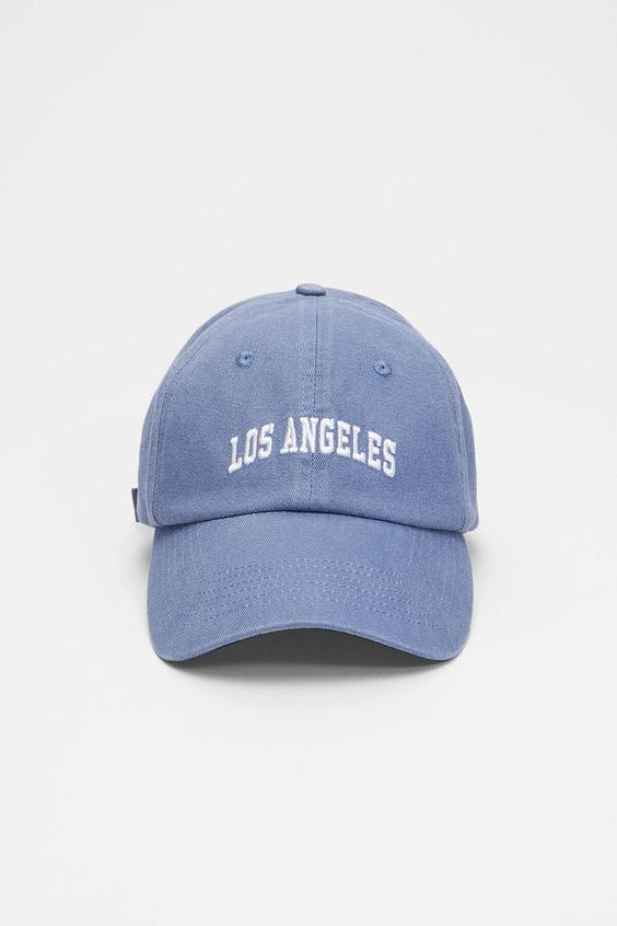 کلاه کپ زنانه آبی استرادیواریوس ا Işlemeli Şapka|پیشنهاد محصول
