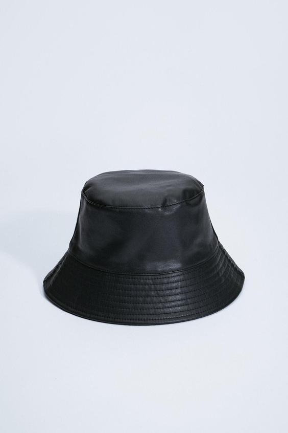 کلاه زنانه سیاه برند stradivarius ا Çift Taraflı Balıkçı Şapka.|پیشنهاد محصول