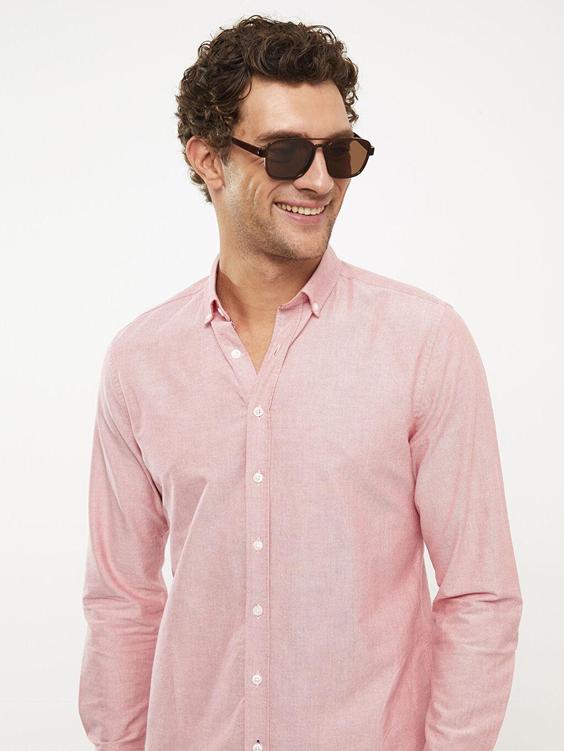پیراهن آستین بلند مردانه مرجانی برند SOUTHBLUE ا Regular Fit Uzun Kollu Oxford Erkek Gömlek|پیشنهاد محصول