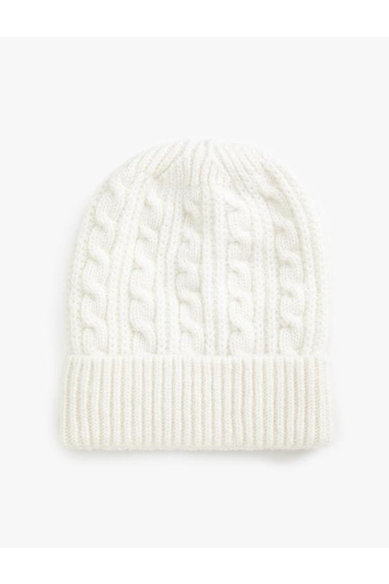 کلاه زمستانی زنانه سفید کوتون|پیشنهاد محصول