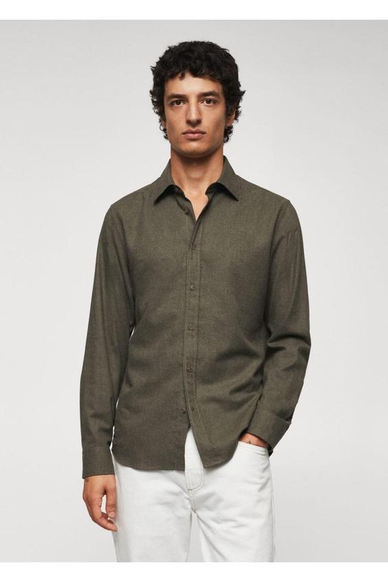 پیراهن آستین بلند مردانه لجنی مانگو|پیشنهاد محصول