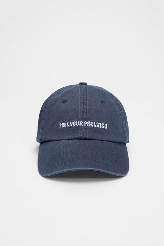 کلاه کپ زنانه طوسی استرادیواریوس ا Işlemeli Şapka|پیشنهاد محصول