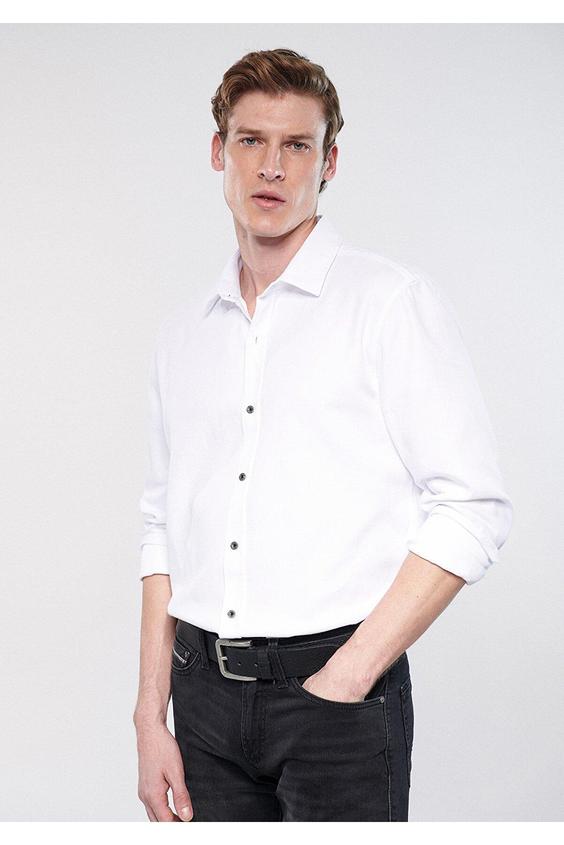 پیراهن استین بلند سفید مردانه از برند ماوی Mavi (ساخت ترکیه)|پیشنهاد محصول