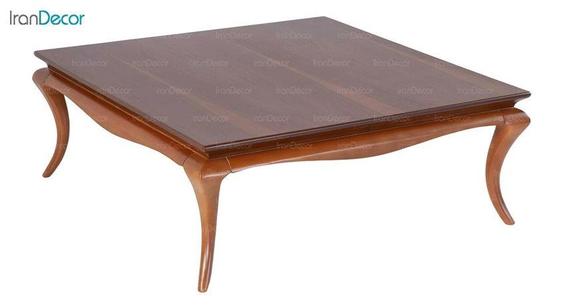 میز جلو مبلی چوبی مربع مدل دیاموند|پیشنهاد محصول