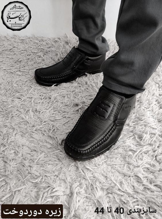 کفش مجلسی مردانه_مدل دوردوخت خطی|پیشنهاد محصول