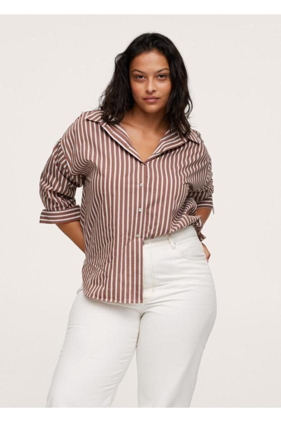 شلوار جین زنانه سفید برند mango ا Yüksek Belli Wideleg Jean|پیشنهاد محصول