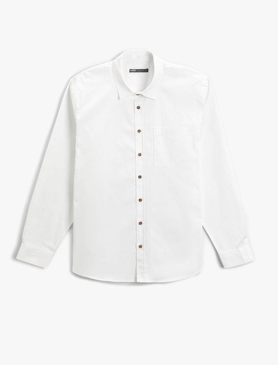 پیراهن مردانه - محصول برند کوتون ترکیه - کد محصول : koton-2SAM60169HW|پیشنهاد محصول