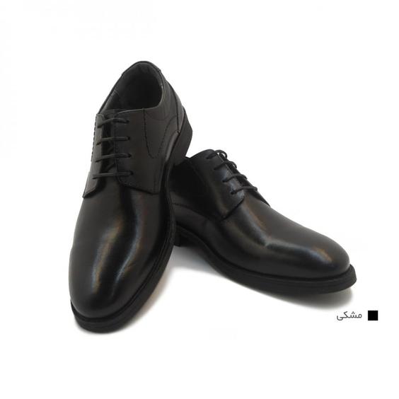 کفش مردانه چرم طبیعی کلاسیک ساده مشکی ارسال رایگان با گارانتی|پیشنهاد محصول