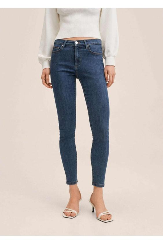 شلوار جین زنانه آبی برند mango ا Elsa Orta Bel Skinny Jean Pantolon|پیشنهاد محصول