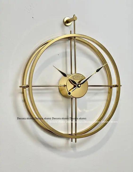 ساعت دیواری لوتوس طلایی کد ۱۸۰۲۹|پیشنهاد محصول