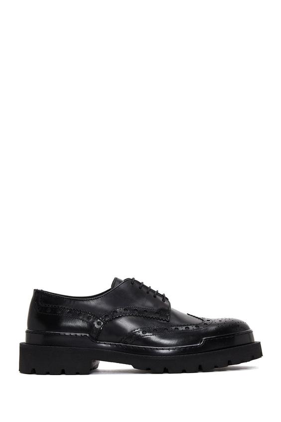 خرید اینترنتی کفش رسمی مردانه سیاه دریمد 22WFD644518 ا Erkek Deri Casual Ayakkabı|پیشنهاد محصول