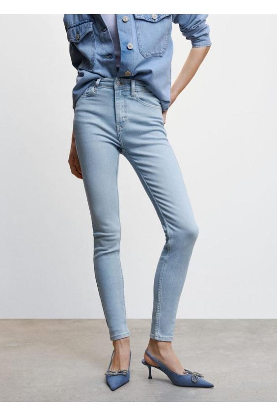 شلوار جین زنانه آبی مانگو ا Yüksek Bel Skinny Jean|پیشنهاد محصول