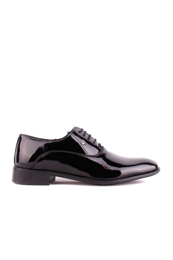 کفش رسمی مردانه سیاه برند pierre cardin ا - Siyah Rugan Erkek Klasik Ayakkabı|پیشنهاد محصول