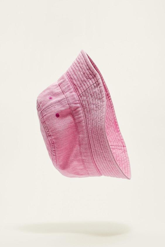 کلاه زنانه صورتی استرادیواریوس ا Soluk Efektli Denim Balıkçı Şapka|پیشنهاد محصول