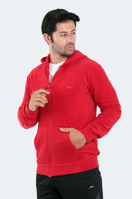 سوییشرت مردانه قرمز برند slazenger ا Samson Erkek Polar Kırmızı|پیشنهاد محصول