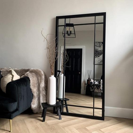 آینه قدی مدل 01 netted Iron mirror - مشکی|پیشنهاد محصول