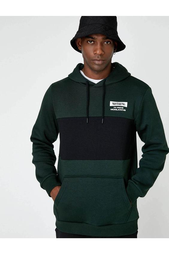 هودی مردانه لجنی کوتون ا Erkek Sweatshirt Yeşil 3wam70100mk|پیشنهاد محصول