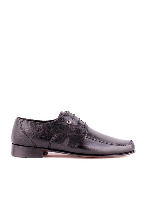 کفش رسمی مردانه سیاه برند pierre cardin ا - Siyah Erkek Kösele Taban Ayakkabı|پیشنهاد محصول