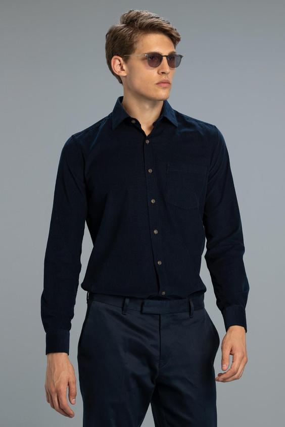 پیراهن آستین بلند مردانه سیاه لوفیان|پیشنهاد محصول